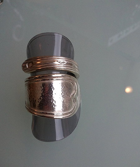 Bague manche petite cuillere - Argent massif 950